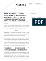 Sale A La Luz - Como Eliminar El Dolor Del Nervio Ciático en 60 Segundos! Increible!