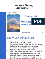 Organizational Theory, Design, and Change: Managing Conflict, Power, and Politics