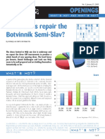 Did Smeets Repair The Botvinnik Semi-Slav?: Openings