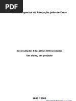 Trabalho - NEE-Objectivos de Ensino