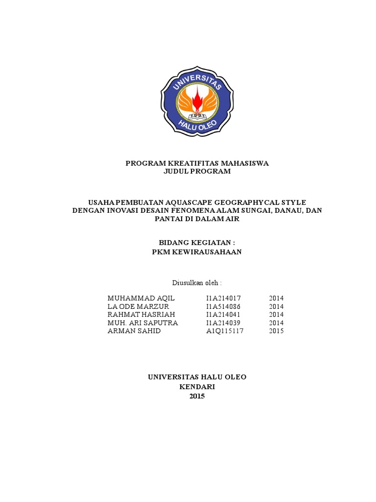 Usaha Pembuatan Aquascape  Geographycal Style Dengan 