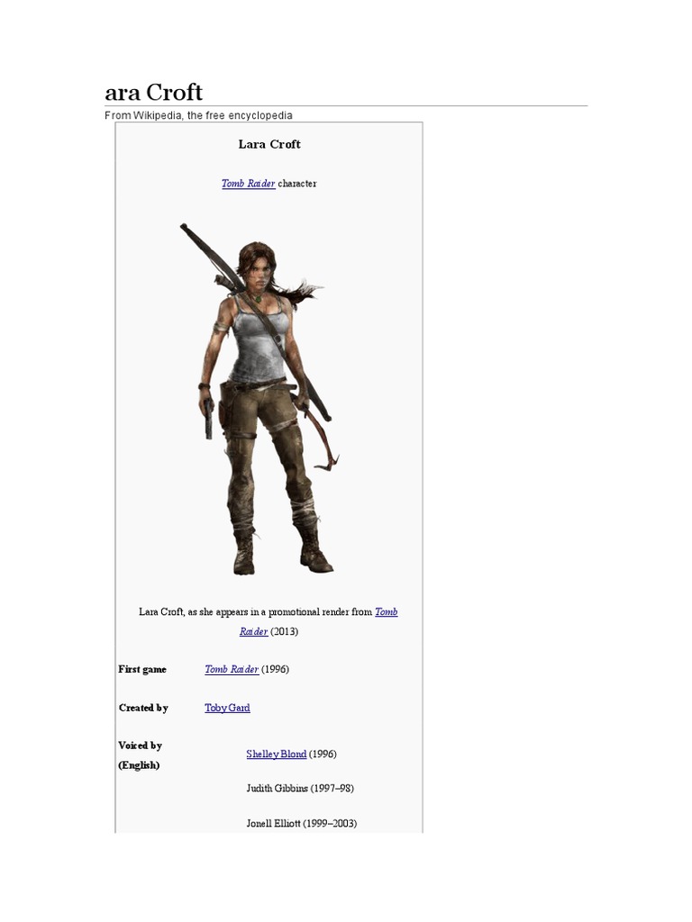 Lara Croft — Wikipédia