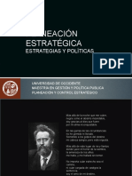 Estrategias y Politicas de La Planeacion Estratégica (1)