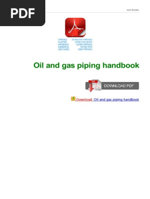 Oil And Gas Piping Handbook Natural Gas Pipeline Transport - 