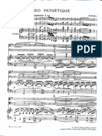 Glinka, Trio Pathetique (Cl, Fg Ou Vlc Et Pf)