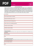 Annual Leave Request Form Template | PDF