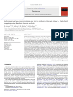 2008 Grimm-Soil Organic Carbon Concentrations and Stocks on Barro Colorado Island - Digital Soil Mapping Using Random Forests Analysis