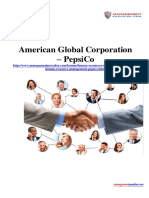 American Global Corporation - Pepsico: Human-Resource-Management-Pepsico - HTML