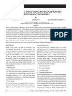 Mobile Voting System Using Iris Recognition and Cryptography