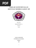 Download PERILAKU KONSUMEN DALAM  KEPUTUSAN MEMBELI GADGET  HP by Rifqi Ramadhan SN293923471 doc pdf