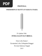 Contoh Proposal Salon Pptx