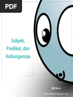 Download Subyek Predikat dan Hubungannya by Aji Widhi Wibowo SN29392556 doc pdf