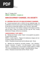 Maharashtra Society Maintenance Charges | PDF | Interest | Fee