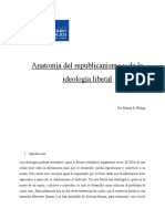 Anatomía Del Republicanismo y de La Ideología Liberal