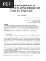 Movimentos Sociais Na A