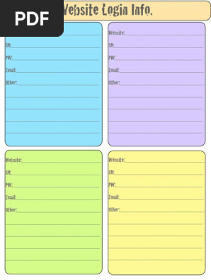Password Log
