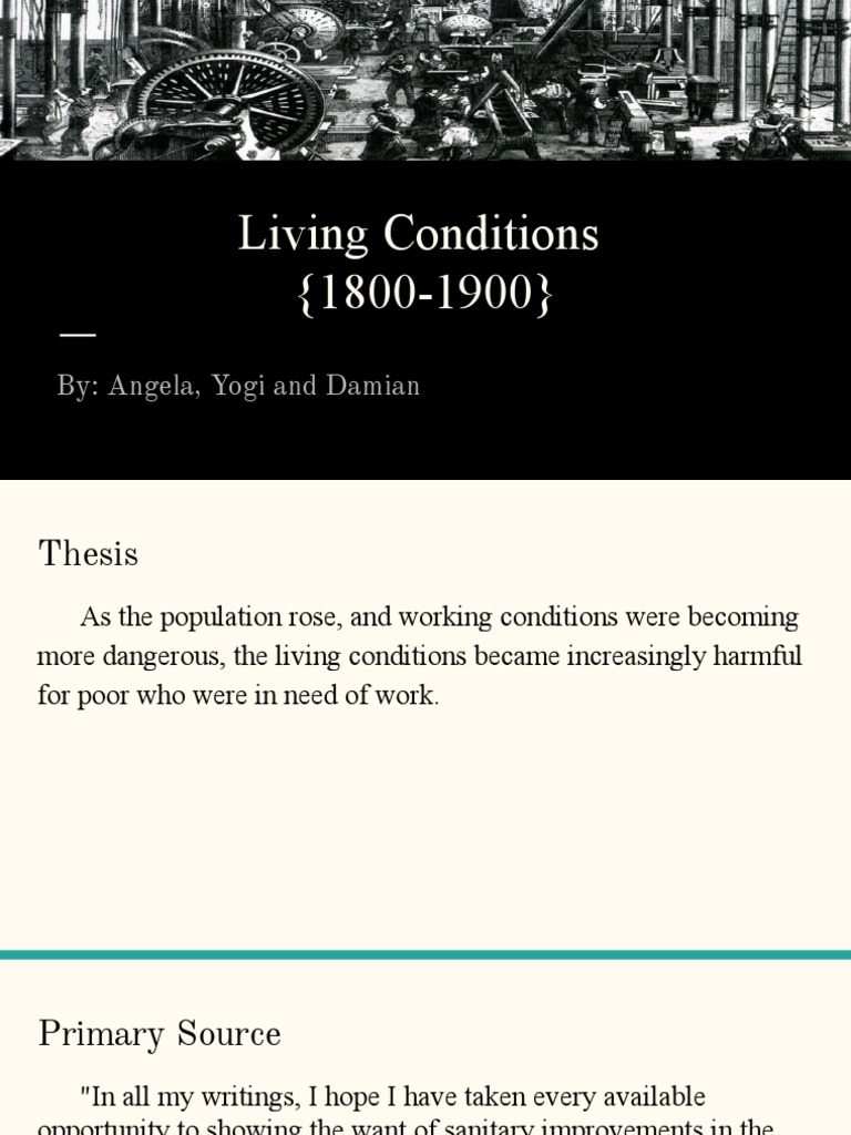 19th Century Urban Living Conditions | PDF | Young Adult