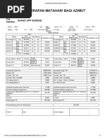 Solar Observation Report