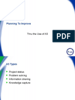 Planning To Improve: Thru The Use of A3