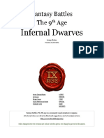 The Ninth Age Infernal Dwarves 0 10 0