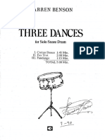 Three Dances by Warren Benson