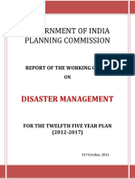 Working Group Report On Disaster Management - S&T