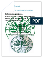 Internship Report of SBP by Muhammad Hamza FA11 BBA (8) 065