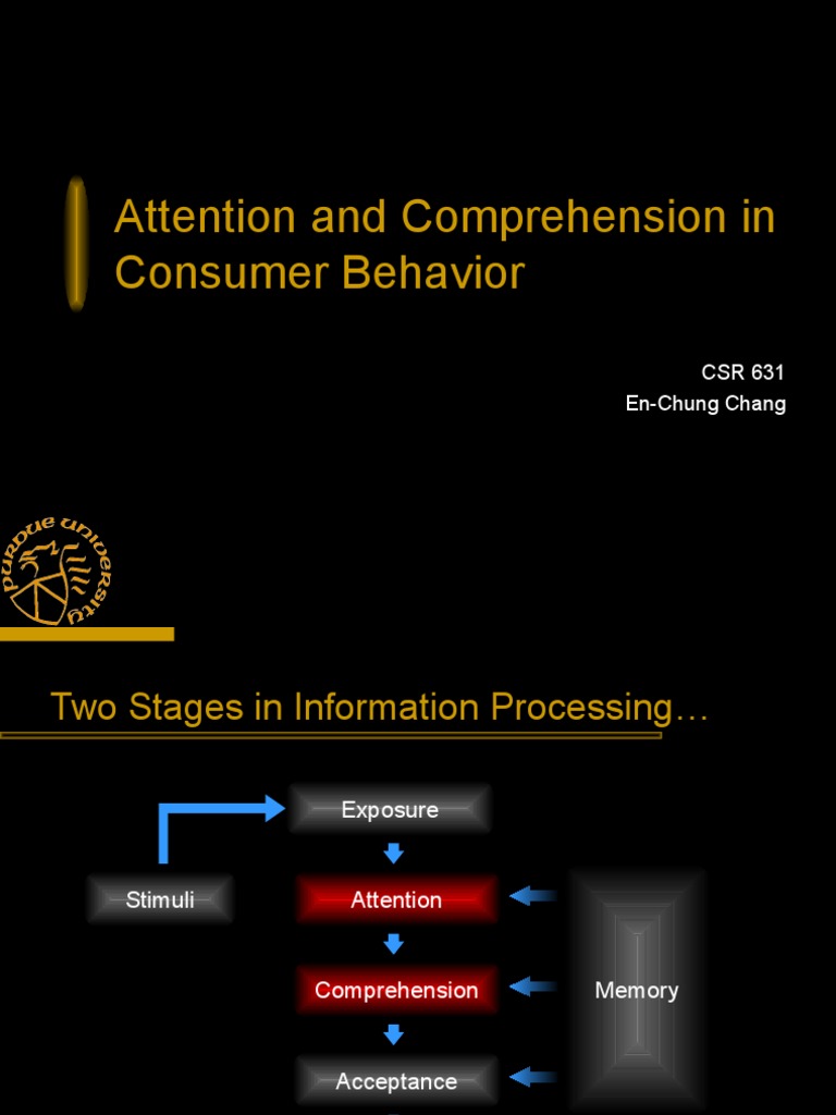 Attention and Comprehension | PDF | Career & Growth | Self-Improvement