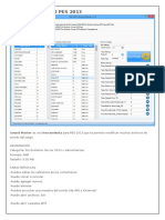 PES 2013 Tools