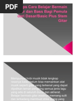 Download Tips Cara Belajar Bermain Gitar Dan Bass Bagi by blasiusair SN29397415 doc pdf