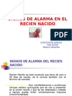 Signos de Alarma en El Recien Nacido.