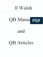 1985 Stanford University QB Manual - Bill Walsh - 232 Pages