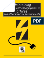 Indg236 - Maintaining Portable Electrical Equipment in Offices and Other Low-risk Environments