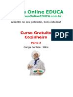 Curso Cozinheiro - Parte 2 PDF