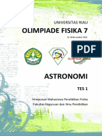 Soal Olimpiade Astronomi OF7