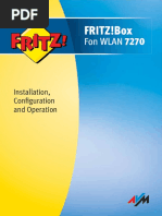 Manual FRITZBox Fon WLAN 7270 PDF