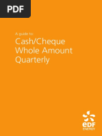 Cash/Cheque Whole Amount Quarterly: A Guide To