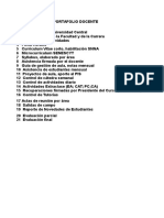 Documentos Del Portafolio Docente