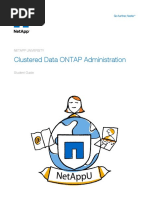 NetApp Training OnTap Clustering Student Guide Rev4