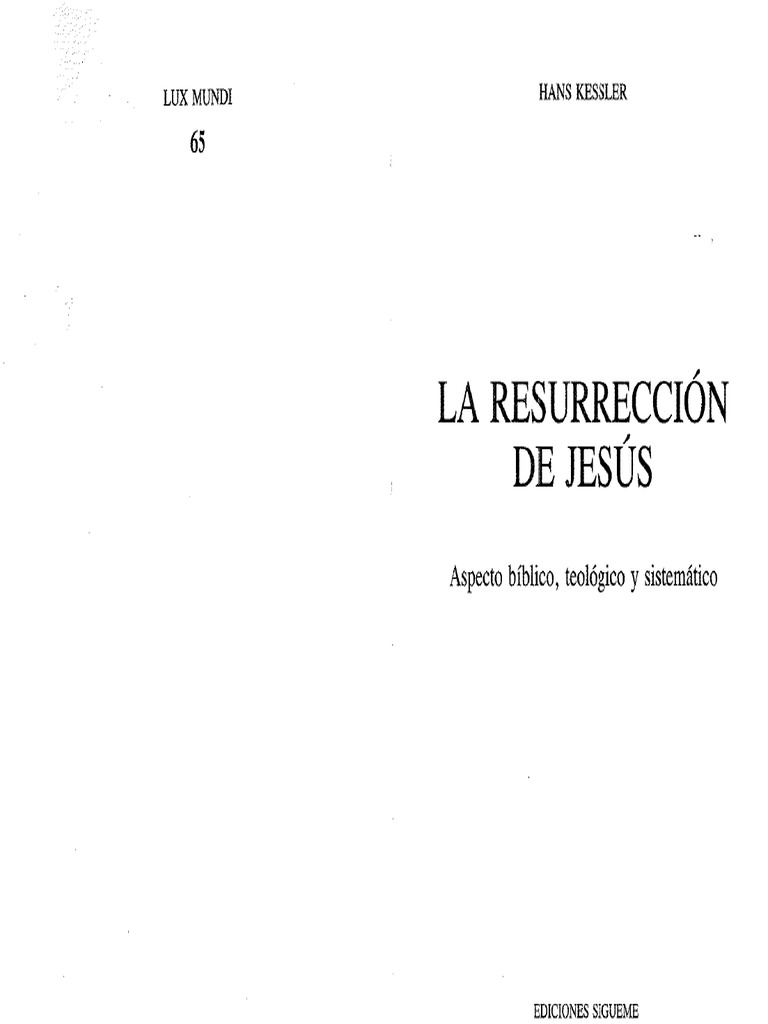 La Resurreccion de Jesus H Kessler | PDF