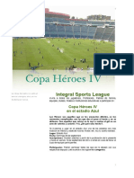 Copa Héroes IV en El Azul