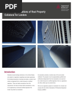 Guide Note 13: Performing Evaluations of Real Property Collateral For Lenders