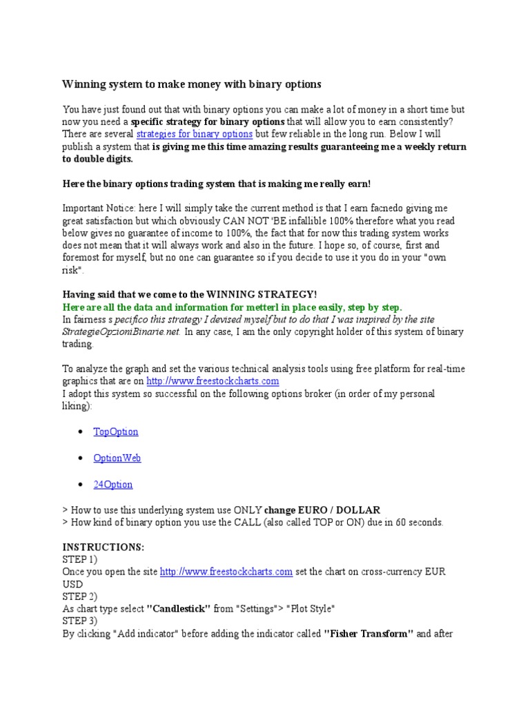 make money with binary options pdf