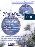 Revista România Ta Diaspora - Ediţie Specială