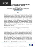 Download Jurnal Kelompk 6 KaranPEMANFAATAN TERUMBU KARANG SEBAGAI ADSORBEN DENGAN PERBEDAAN AKTIVASIg Laut Gabungan Fix by WawanSetiyawan SN293993386 doc pdf