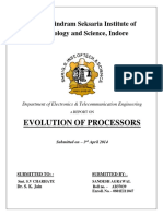 Report on evolution of processor