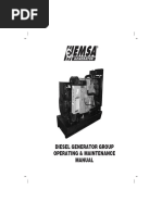 Download DIESEL GENERATOR GROUP  OPERATING  MAINTENANCE  MANUAL by siromex SN293996059 doc pdf