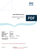 Nhs Forth Valley: Management of Acute Inversion of Uterus