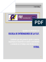 Metodologia para El Entrenamiento para El Futbol Rendimiento (Zubillaga) PDF