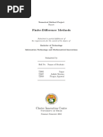 Finite-Difference Methods: Numerical Method Project